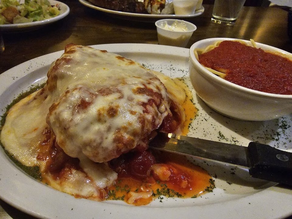 Baked Chicken Parmesan Dinner