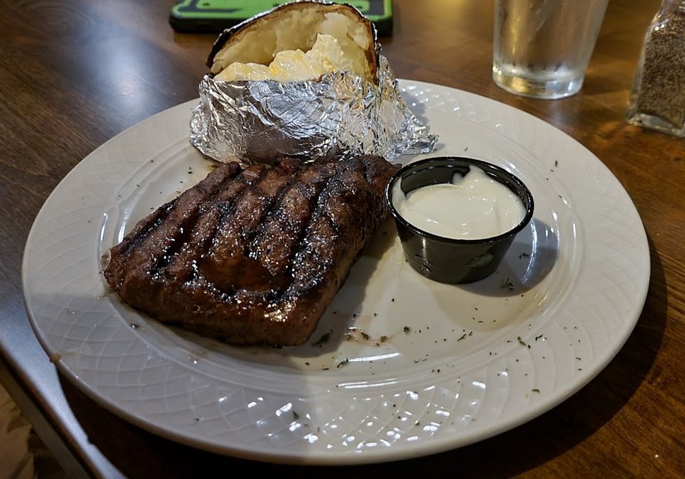 Ribeye Steak and Baked Potato