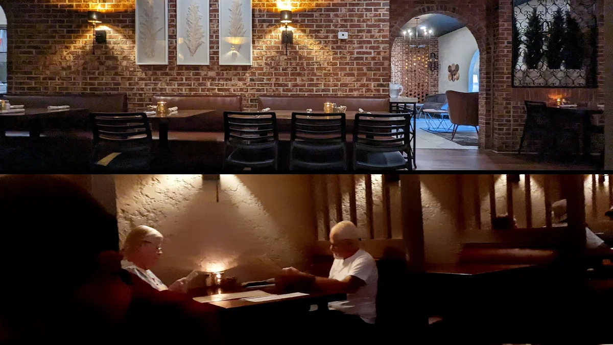 Classic Italian meal served in a restaurant.